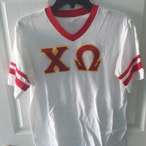 Chi Omega jersey short sleeve tee